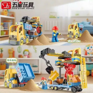 Lego mô hình xe cảnh sát, công trình có đèn nhạc
