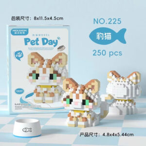 Lego mô hình mèo con đáng yêu