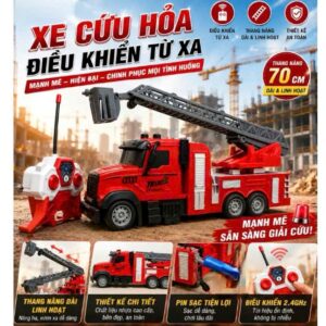 Xe thang cứu hỏa điều khiển